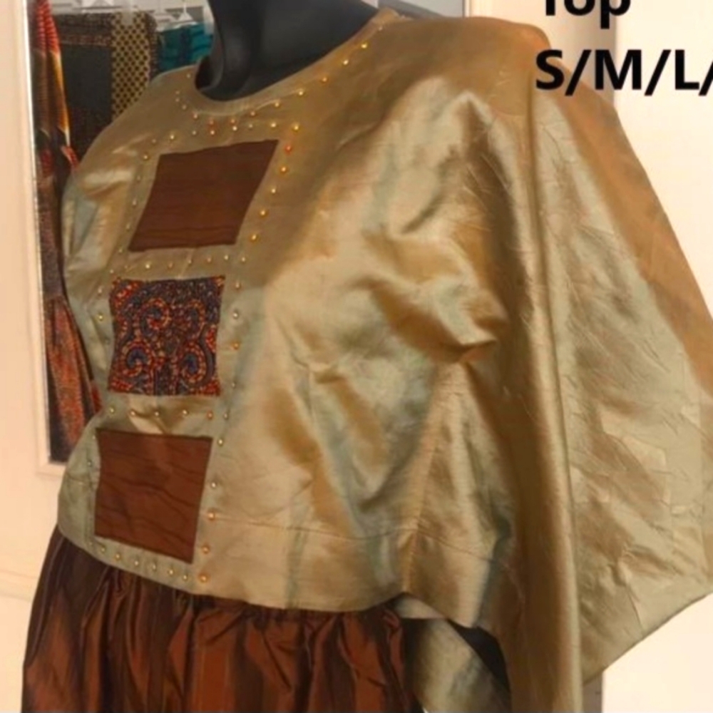 Hand made African kimono